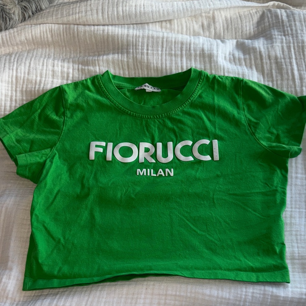 Fiorucci Vibrant Green Baby Tee